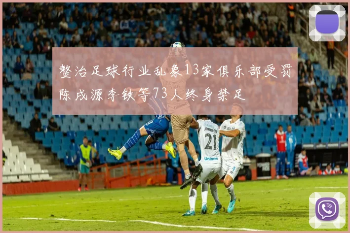 整治足球行业乱象13家俱乐部受罚陈戌源李铁等73人终身禁足